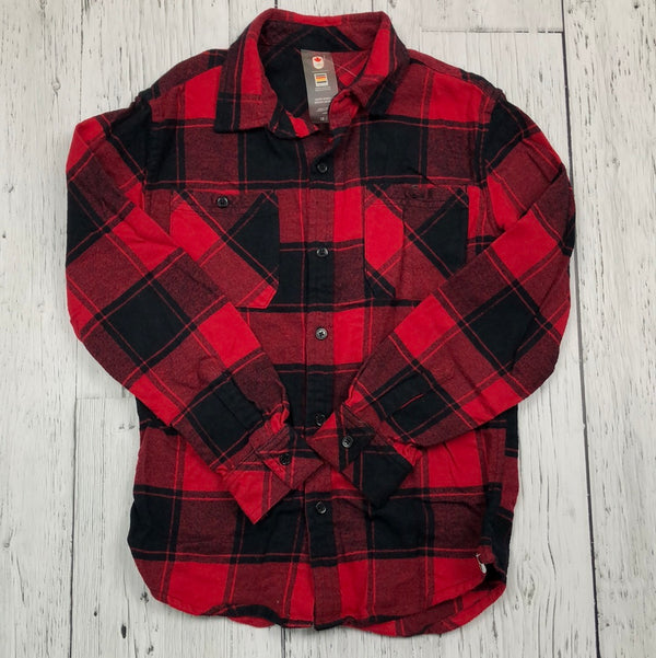 Hudson’s bay red black flannel - Boy 10/12