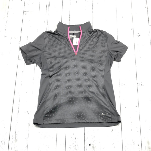 Nike golf grey quarter zip tshirt - Hers M