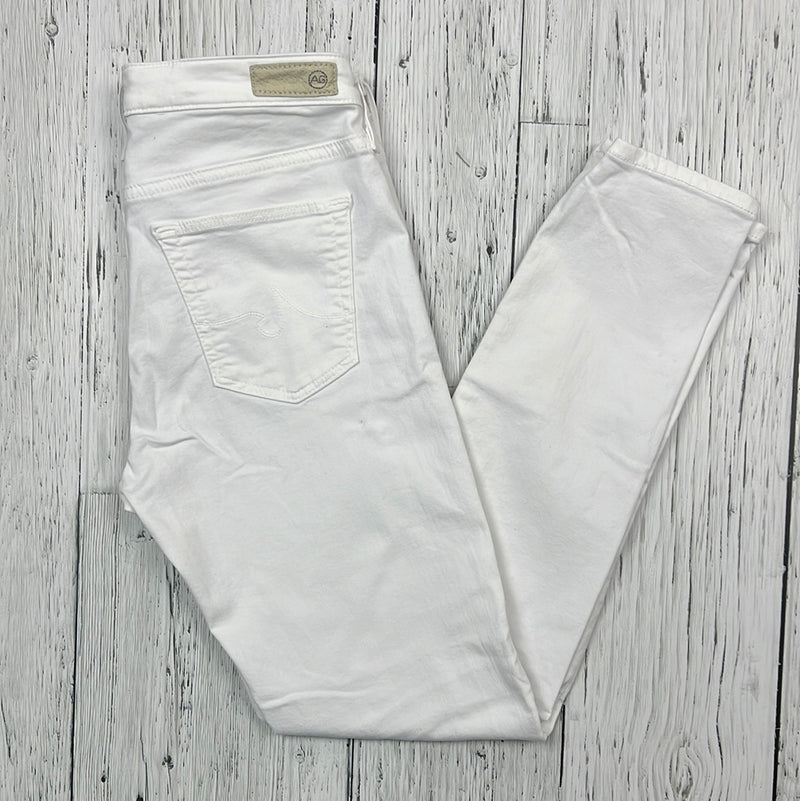 Adriano Goldschmied white super skinny legging ankle jean - Hers S/27