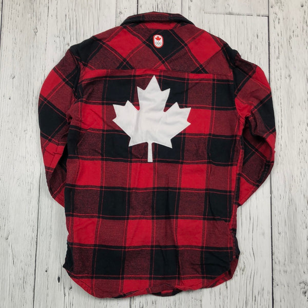 Hudson’s bay red black flannel - Boy 10/12