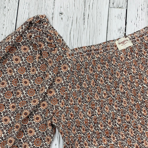 Hayden white patterned shirt - Hers XXL