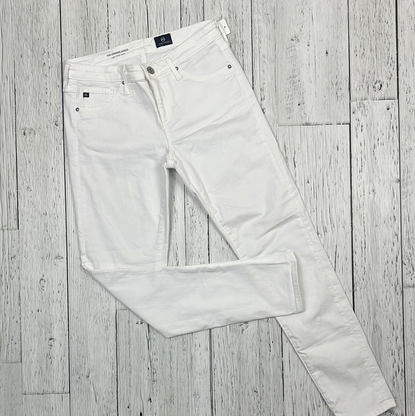 Adriano Goldschmied white super skinny legging ankle jean - Hers S/27