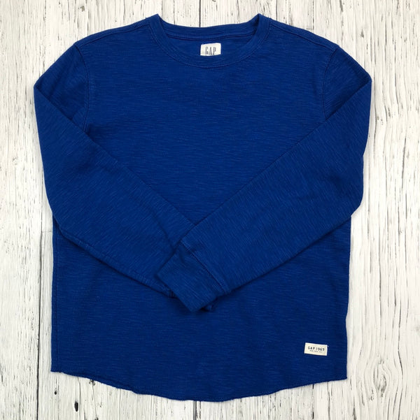 Gap blue long sleeve shirt - Boy 8/9