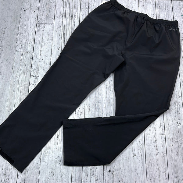 Eddie Bauer Black Rain Pants - Hers XL