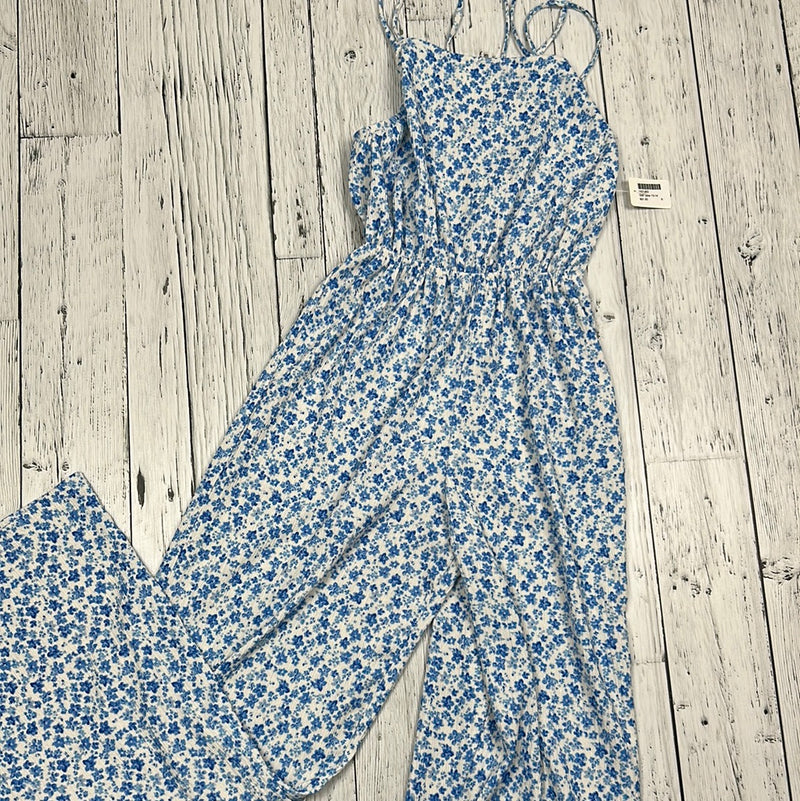 Zara blue/white floral jumper - Girls 13/14