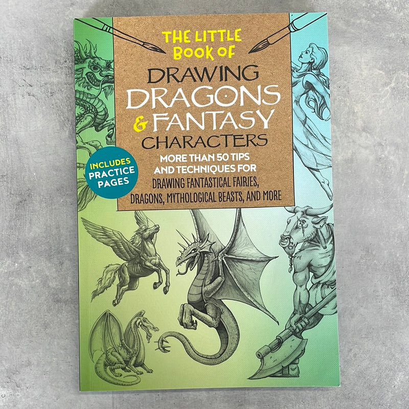 The Little Book of Drawing Dragons & Fantasy Characters - Kids book