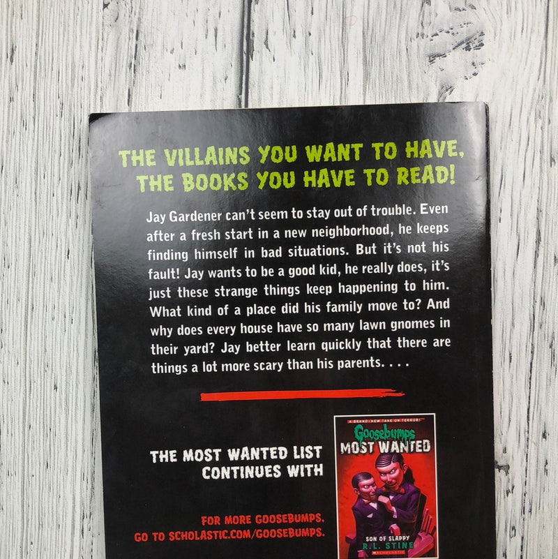 Goosebumps Most Wanted #1 Planet of the Lawn Gnomes - Kids Book