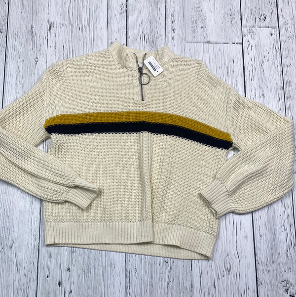 Treasure & Bond white knit sweater - Girls 10/12
