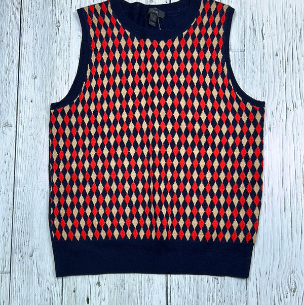 J.Crew red/blue sweater vest - Hers M