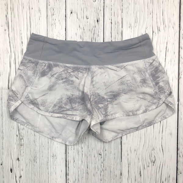 lululemon grey white patterned shorts - Hers 2