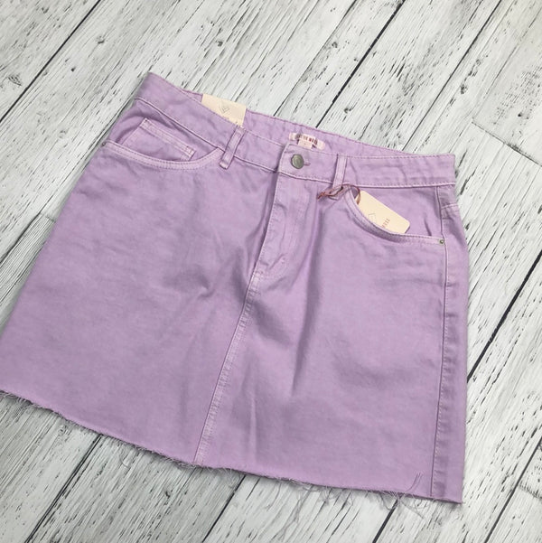 Lottie Miss Purple Denim Skirt - Hers S