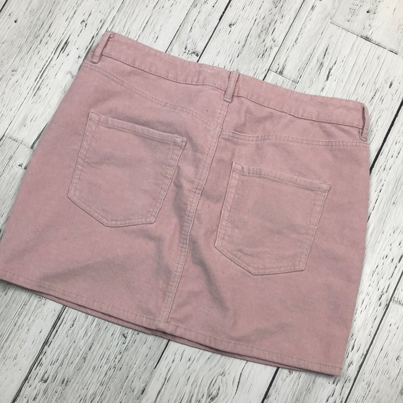 Garage Pink Corduroy Skirt