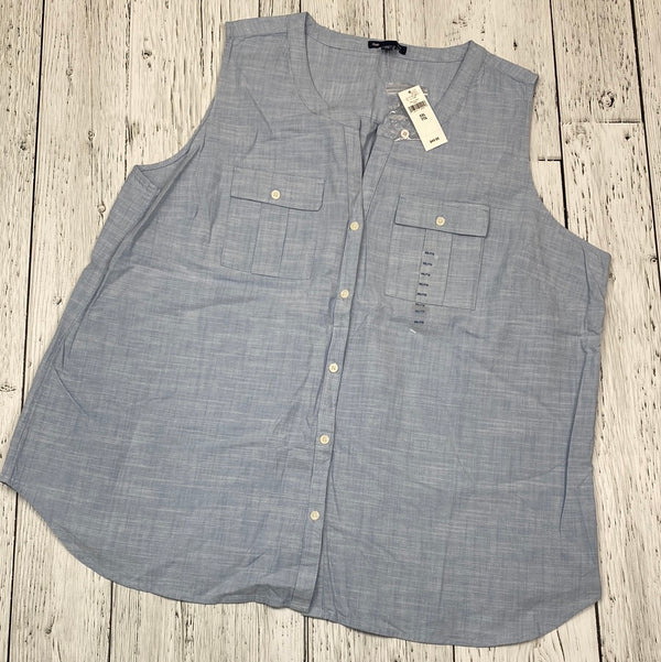 Gap blue button up shirt - Hers XXL