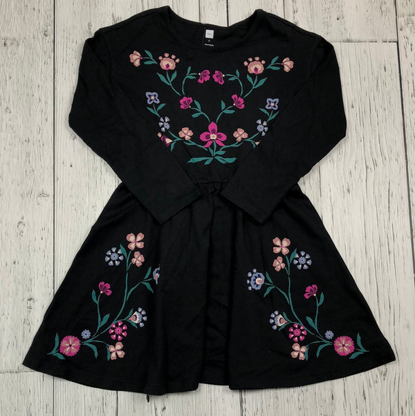 Tea black floral dress - Girl 7