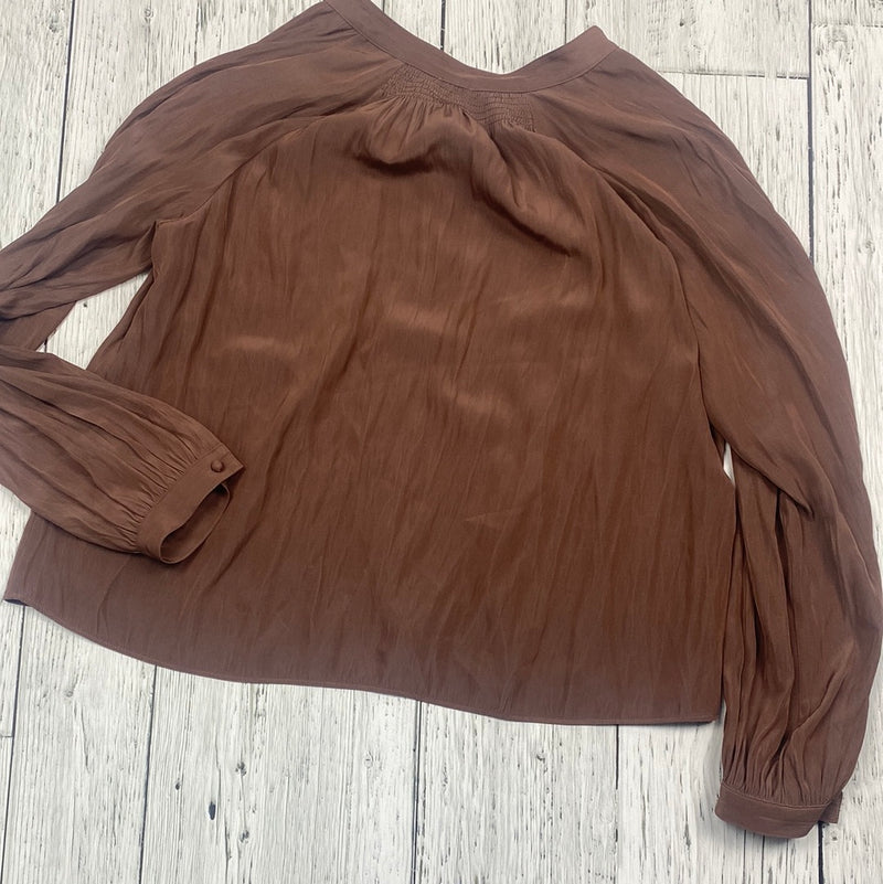 Wilfred Aritzia brown shirt - Hers S