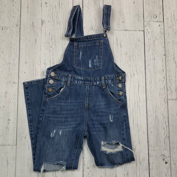 Oneteaspoon distressed blue jean overalls - Girl 10/12