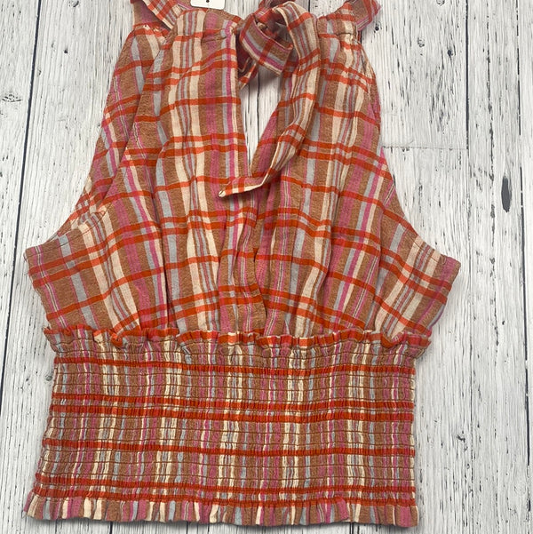 Pilcro plaid tank top - Hers S