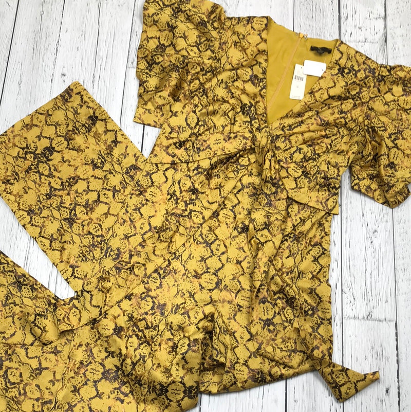 Current Air Yellow Printed Jumpsuit - Hers M