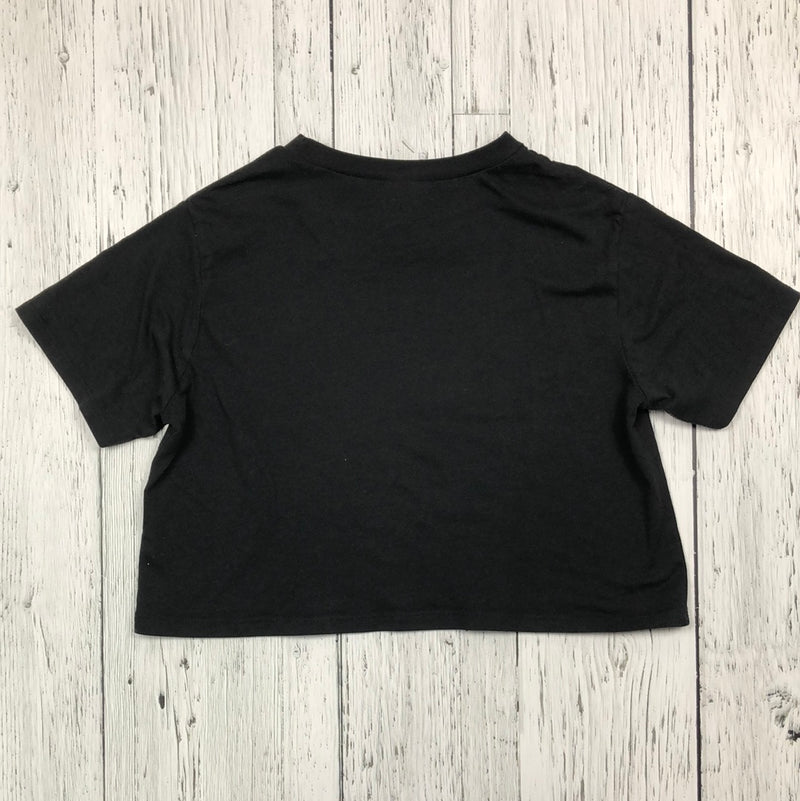 Zara black graphic cropped shirt - Girl 9