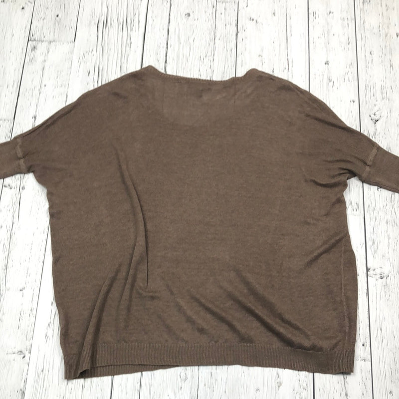 J. Crew Brown Knitted Sweater - Hers XXS