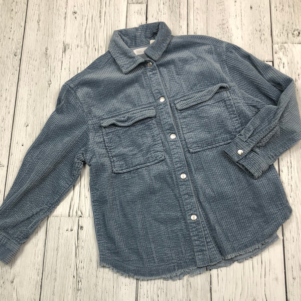 Zara blue corduroy shacket - Girls 9