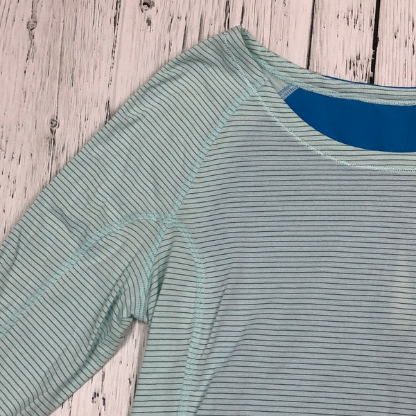 lululemon blue stripe long sleeve shirt - Hers 6