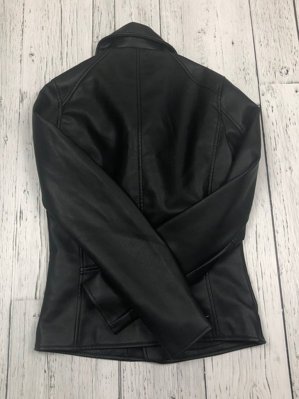 Black H&M leather jacket - Hers XS