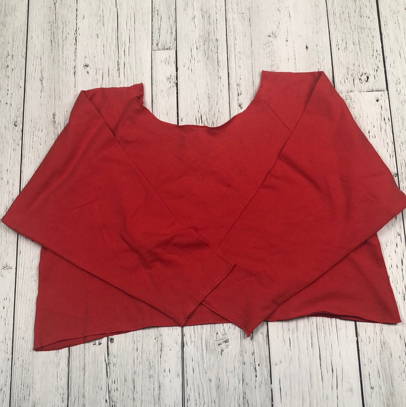 Out from under coral crop top - M