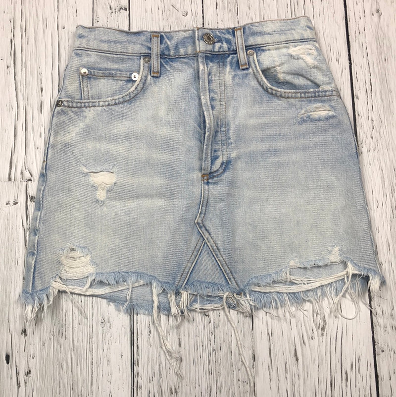 Agolde denim skirt - Hers XXS/24