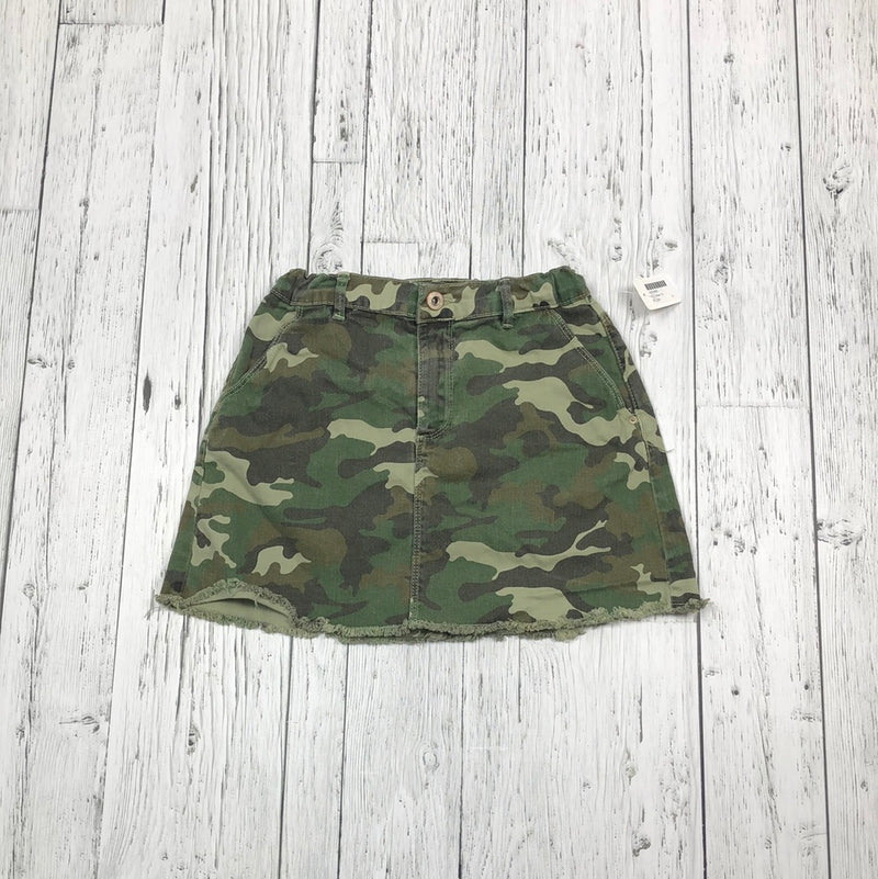 Zara Kids green camo denim skirt - Girls 12