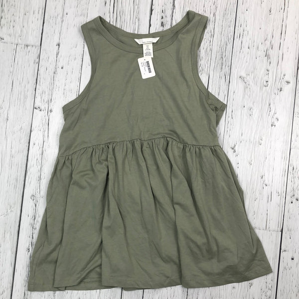 H&M green tank top - Ladies S