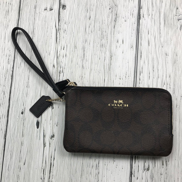 Coach black/brown patterned purse - Her