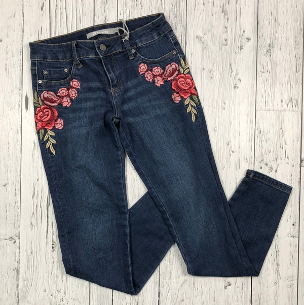 Tractr floral blue jeans - Girl 10