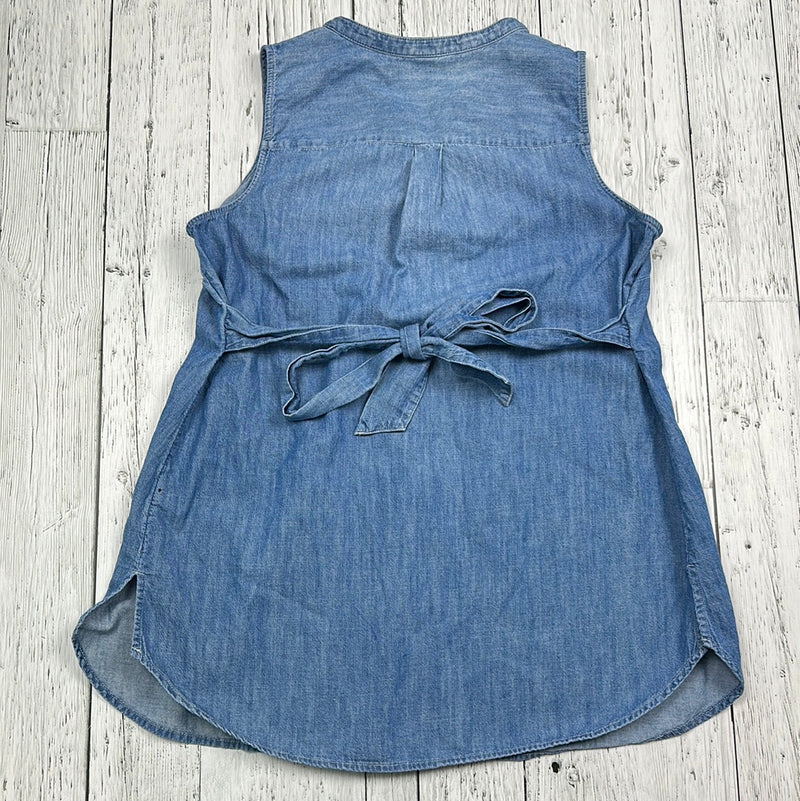 Gap Denim Maternity Tunic with Belt - Ladies L