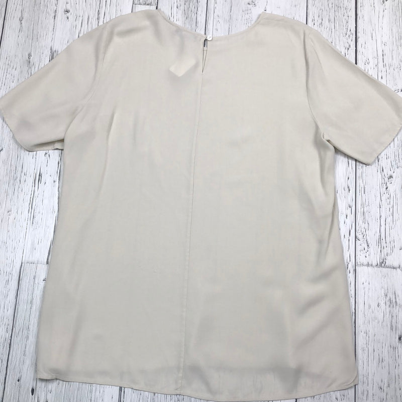 Eileen Fisher Cream Blouse - Hers L