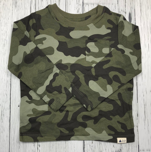 Gap green camo long sleeve - Boy 3