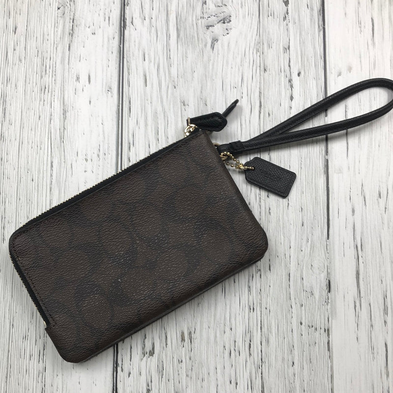 Coach black/brown patterned purse - Her