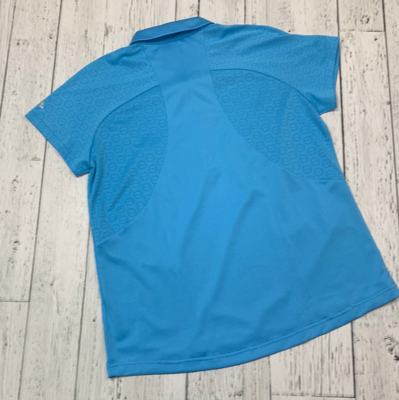 adidas blue polo golf t-shirt - Hers XL